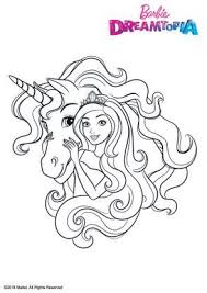 Barbie Et La Licorne Ailee Coloriage Barbie Coloriage Licorne Coloriage