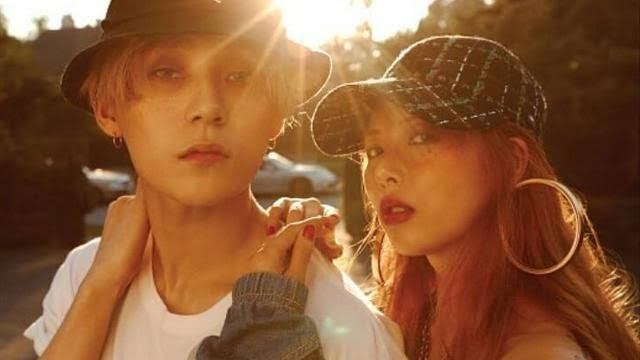 Hasil gambar untuk hyuna dan dawn"