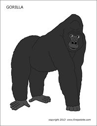 Check spelling or type a new query. Gorilla Free Printable Templates Coloring Pages Firstpalette Com