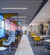 Autex Interior Acoustics Frontier Design Tundra Colour Flatiron Bdo Offices Office Interior Design Modern Office Interiors Office Design Inspiration