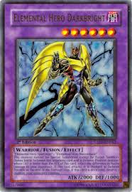 Elemental Hero Darkbright Version 1 Ultra Rare Taev