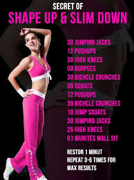 Secret Of Shape Up Slim Down Fitness Exercise Tips Www Webhealthjournal Com How To Slim Down Fitness Tips Health Fitness