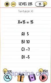 Kunci jawaban brain out level 1 sampai 225. Kunci Jawaban Brain Test Level 221 230 Lengkap Dengan Gambar