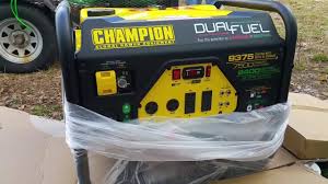 Check spelling or type a new query. Champion Dual Fuel 9375 Starting Watt Generator Youtube