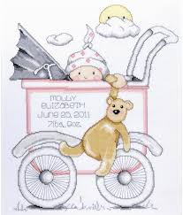 Cross stitch has been around since the time that young ladies learned to sew at their mothers knees. 34 Cross Stitch Birth Announcements Ideas Cross Stitch Stitch Cross Stitch Patterns