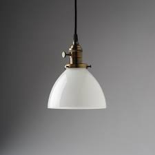 6 White Glass Dome Pendant Light Fixture Usa Handblown Etsy Dome Pendant Lighting Pendant Light Fixtures Pendant Light