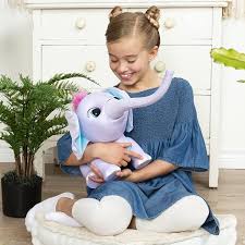 Amazon Com Juno My Baby Elephant With Interactive Moving Trunk And Over 150 Sounds And Movements Everything Else