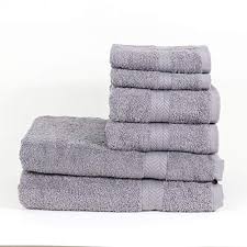 Cancun towels make a decorative statement and the colors work with any decor. Arkwright Chelsea Cotton Towel Set Pack Of 6 Woven Towels With Chevron Dobby 2 Bath Towels 2 Hand Towels 2 Wash Towels Use For Home Hotel Spa Dorm Grey Buy Online In