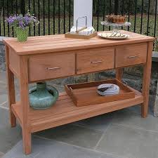 Looking For Models To Give Our Contractor For A Buffet For The Deck Outdoor Buffet Tables Teak Outdoor Outdoor Buffet