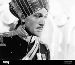 GARY COOPER Portrait in Turban as Lt. Alan McGregor in THE LIVES OF A  BENGAL LANCER