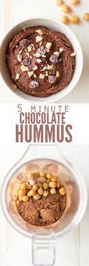 Chocolate Hummus 5 Minute Dessert Recipe Using Beans Recipe Chocolate Hummus Food Processor Recipes Dessert Hummus