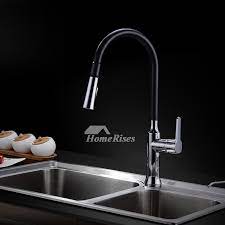 Kitchen faucet black kitchen black kitchen faucet single lever pull down brass spring kitchen sink mixer faucet tap matt black kitchen faucet taps. Pull Out Kitchen Faucet Black One Hole Centerset Modern Cool Brass