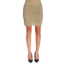 Great savings & free delivery / collection on many items. Alberta Ferretti Outlet Mini Skirt In Lurex Ribbed Knit Skirt Alberta Ferretti Women Gold Skirt Alberta Ferretti 0182 6610 Giglio En