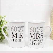 Broad bay personalized 60 year anniversary sign gift sixtieth wedding anniversary 60th for couple him or her days minutes years. 60th Wedding Anniversary Gifts Diamond The Gift Experience