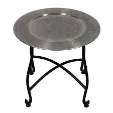Essential Decor Entrada Collection Round Moroccan Table With Stand 16 By 14 25 Inch Essential Decor Entrada C Moroccan Table Moroccan Decor Moroccan Furniture