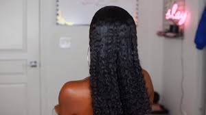 Side braid with top knot. Unique And Simple Way To Try The Wet Look On Natural Hair African American Hairstyle Videos Aahv