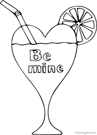 Here's a sweet coloring page to brighten up your child's valentine's day! Be My Valentine Coloring Pages Coloringall