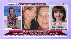 Vezi în materialul video de mai jos un fragment din ultimul interviu al fetei lui marius ţeicu în care vorbea despre boala îngrozitoare cu care se lupta. Fiica Lui Marius Å£eicu A Incetat Din ViaÅ£Äƒ La Spitalul Fundeni Youtube