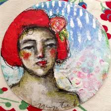 Mercy Original Mixed Media Painting By Mystele Etsy Mixed Media Painting Painting Community Art