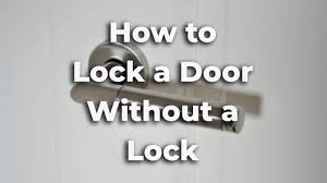 Removing the handle from outside. 9 Simple Ways To Lock A Door Without A Lock With Photos Dailyhomesafety