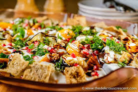 I make and love homemade pita just as much now as i did when i first wrote this tutorial. Eggplant Yogurt Salad With Pita Chips Fatteh The Delicious Crescent
