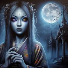 From the heavens you've departed Walking among the world of men Welcome to  the devil's den...by Donna Elizabeth