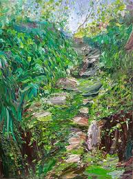 Walking up, the first impression Painting by Tatiana Georgieva | Saatchi Art