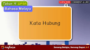Perkataan yang bertugas untuk menghubungkan atau menyambungkan dua ayat tunggal atau lebih daripada dua ayat tunggal. Tahun 4 Bahasa Melayu Tatabahasa Kata Hubung Youtube