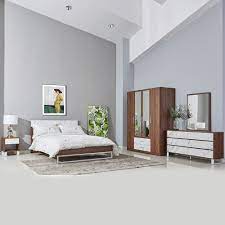 Maybe you would like to learn more about one of these? Buy Morena 180x200 King Bed Dark Walnut Off White Online At Best Price In Uae Danube Home