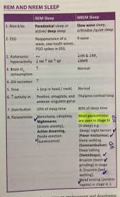 Rem Vs Nrem Slow Wave Sleep Nrem Sleep Fundamentals Of Nursing
