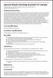 Teacher Aide Resume Objective Unique Special Needs Teaching Assistant Cv Example Teaching Assistant Cover Letter Teacher Resume Examples Teaching Assistant Job