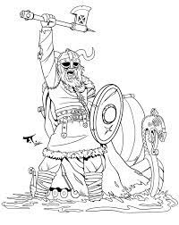 Viking coloring pages for adults have collected images of scandinavian sailors who lived in the middle ages. Pillage Vikingen