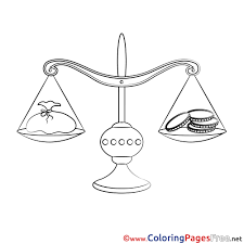 Free printable dot marker coloring pages help children learn more about letters.this set includes cute images of food & drink, one for each. Bank Balance Children Coloring Pages Free