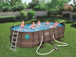 Piscine Tubulaire Ovale Formentera De Bestway L549 X P274cm
