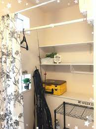 狭小住宅必見 玄関の土間収納にもシェルフをdiy 見えそうで見えない収納 土間収納 狭小住宅 収納