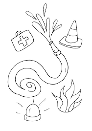 Ausmalbild kontinente / landkarten kontinente weltkarte europaische lander : Kostenlose Malvorlage Feuerwehr Feuerwehrschlauch Zum Ausmalen