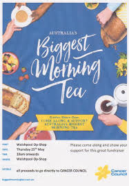 Australia's biggest morning tea is the easiest way to connect people to raise funds that will make a big. Local Events My Website