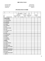 Page 1 of 90 aia cad layer guidelines table of contents key: Schedule Of Values Pdf Hvac Framing Construction