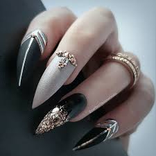 50 Cool Stiletto Nails Designs To Try In 2019 Tips Black Stiletto Nails Stiletto Nails Designs Stiletto Nails