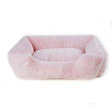 vanderpump pets plush bed pink plush pet bed dog bed pink bedding