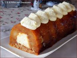 Buche De Noel Facon Tatin 1 2 3 4 Filles Aux Fourneaux Buche De Noel Nappage Pour Tarte Recette Dessert