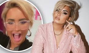 Her long, black hair was replaced by a chic, blonde bowl cut. Demi Lovato S New Blonde Pixie Cut Is A Reflection Of Who She Is Now According To Her Stylist Daily Mail Online