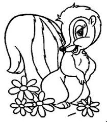 Bambi, owl, thumper and flower. 22 Ide Bambi Coloring Pages Bambi Halaman Mewarnai Bunga Disney