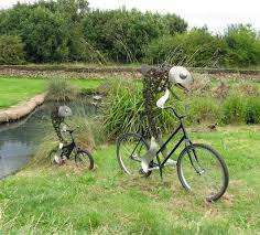 Fish On Bicycles Image M J Richardson Wikimedia Commons At Barnes The Wwt London Wetland Centre Hosted Love Lon Bicycle Art Art Transportation Bike Art