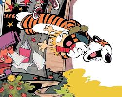 In a calvin and hobbes strip, calvin's dad does this by his intention to read calvin a bedtime story about a severed hand that strangles people. The Complete Calvin And Hobbes By Bill Watterson