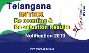 Manabadi ts intermediate results 2021: Ts Inter Recounting Reverification Results