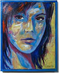 Las mejores ofertas en Pinturas de arte de retrato originales de realismo