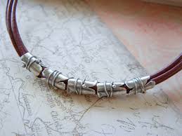 How do you make a bow choker at home? How To Make A Large Hole Bead And Multi Strand Leather Choker Necklace Rings And Thingsrings And Things