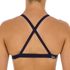 Brassiere De Natation Femme Ultra Resistante Au Chlore Jana Gani Bleu Nabaiji