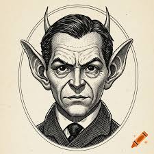 Andrew Jackson Stern Expression Portrait in Black and White created